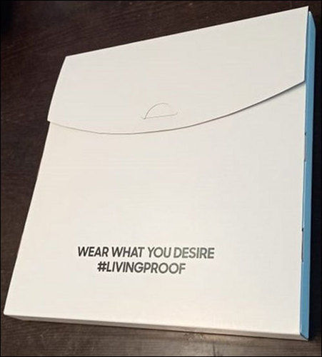 White Rectangular Printed T Shirt Packaging Box