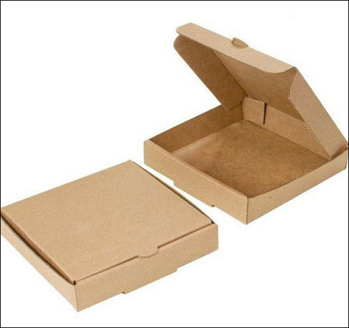 Brown Plain Pizza Packing Box