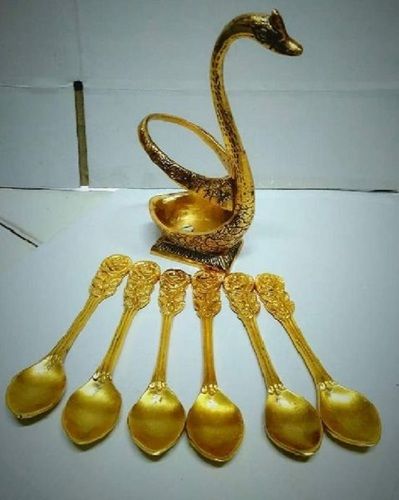 Golden Color Table Ware Cutlery Stand