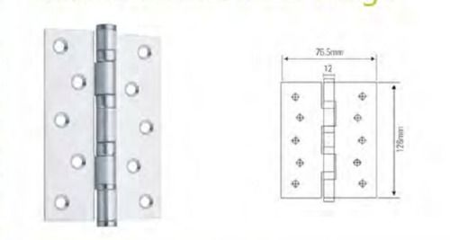 Silver Mcah-505 Stainless Steel Door Hinge