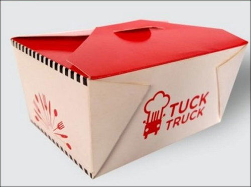 White Printed Packing Box For Noodle