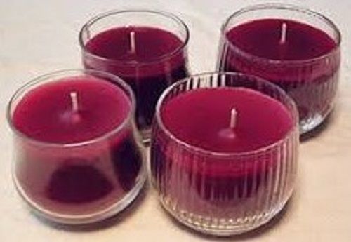 Round Shape Plain Glass Votive