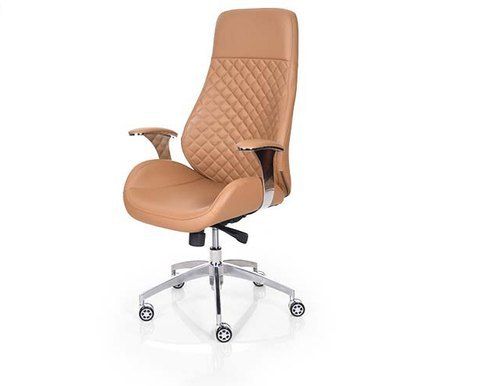 5 Wheels Non Adjustable Backrest Office High Back Chair