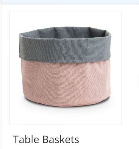 Fine Finish Plain Pattern Table Basket