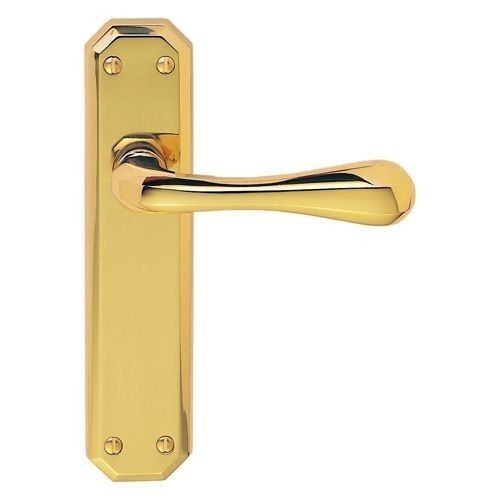 Golden Color Antique Polished Brass Door Handle  Size: Thickness : 0.10Mm