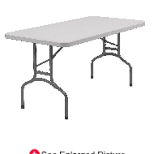 Gray Color Folded Plastic Table