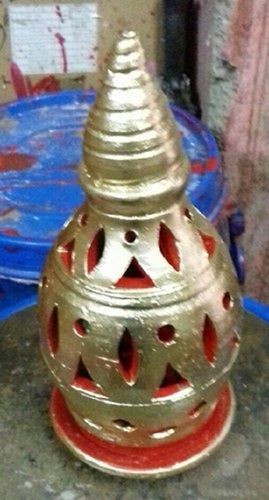 Various Colors Are Available Plain And Printed Clay Lantern