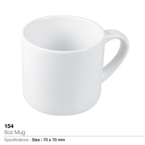 Plain White 180 ML Promotional Gift Ceramic Coffee Mug