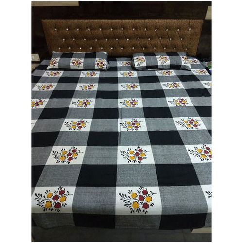 Printed Cotton Double Bedsheet