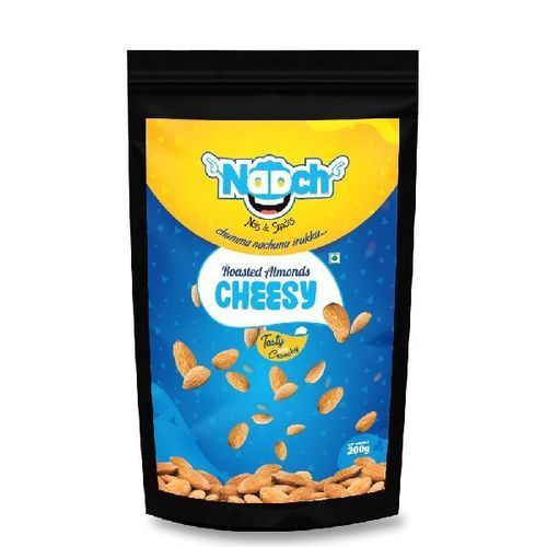 Purity 100% Fine Rich Natural Taste Brown Roasted Cheesy Almonds