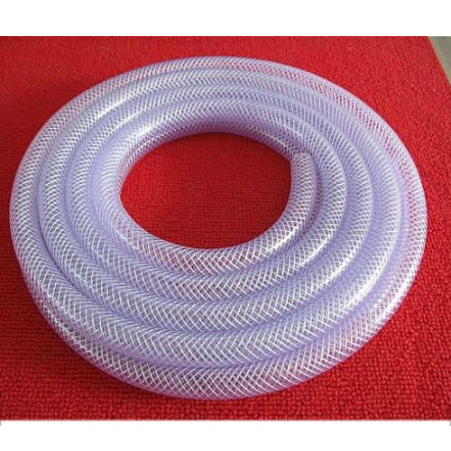 Round Pvc With Nylon Made Transparent White Type Braided Water Hose