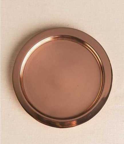 Metalic Round Shape Copper Plates