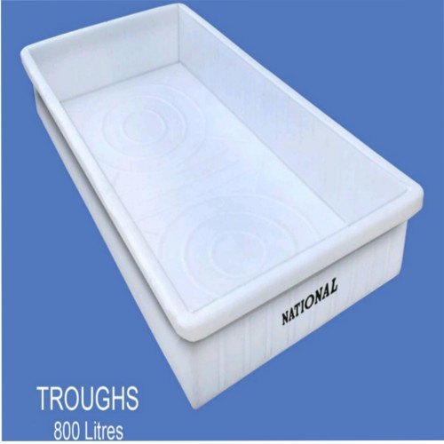 Frp Material White Color Rectangular Shaped 800 Liter Filter Press Frp Trough Storing Liquid
