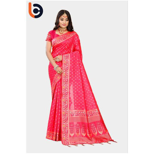 विभिन्न लेडीज़ जैक्वार्ड डिज़ाइनर सिल्क साड़ी