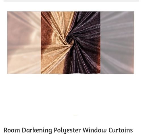 Room Darkening Polyester Window Curtain