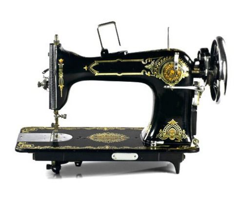 Black Domestic Manual Zig Zag Sewing Machine