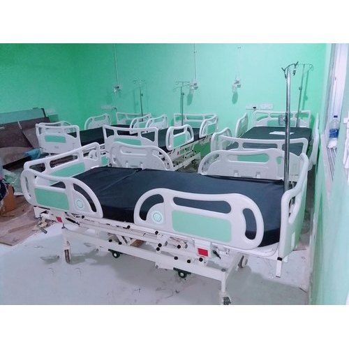 Foldable Type And Powder Coated Hospital Use Icu Bed