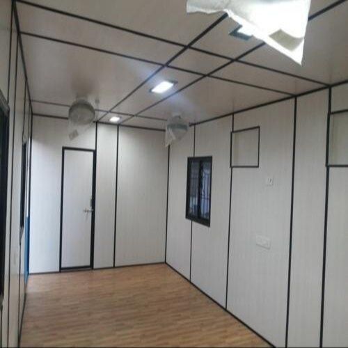 Frp And Mdf Board Made Construction Site Interior Office Cabin