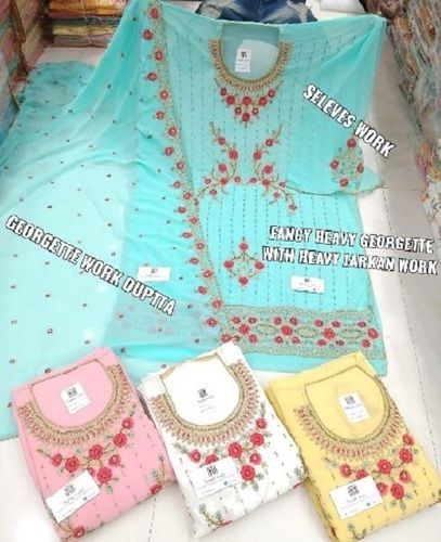 Shree Krishna Cotton Heavy Dupatta Dress Material at Rs 450 in Mumbai