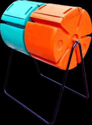 Any Color Organic Waste Rotary Twin Drum Composter