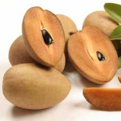 Sapota Fruit - Food Grade, Whole Fruit with Sweet Natural Taste | Organic, Brown Color, Very Good Quality, Ideal for Human Consumption