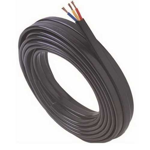 Black Pvc Insulated 3 Core Flat Cable