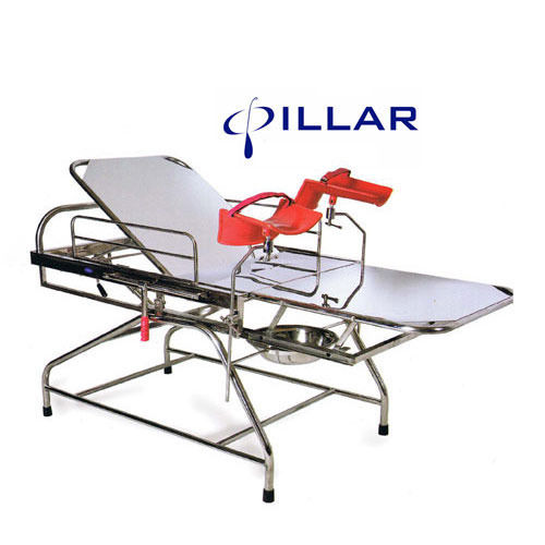 Stainless Steel Made Foldable Type Hospital Telescopic Labour Table