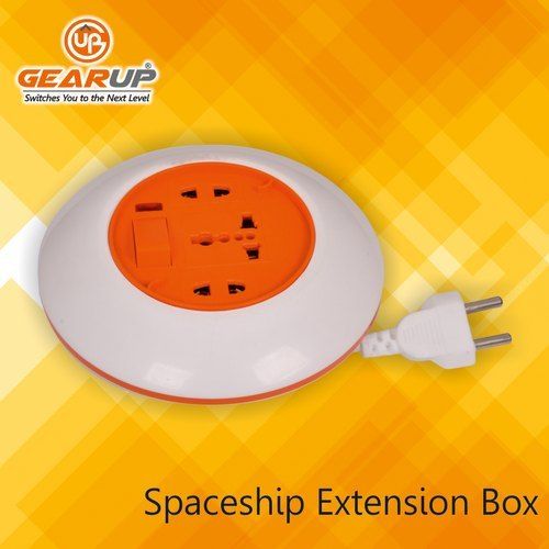 3 Pin And 2 Pin Socket Polycarbonate Spaceship Extension Box Application: Electric