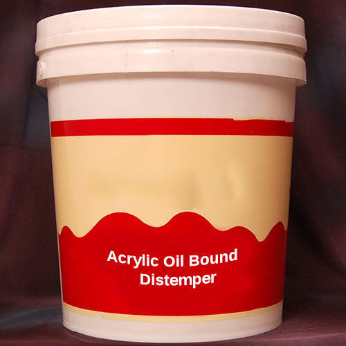 Acrylic Oil Bound Distemper Bucket Application: Painting