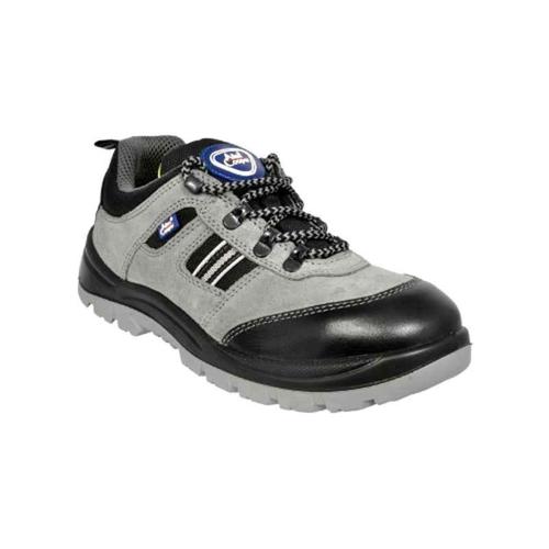 Allen Cooper AC-1156 Antistatic Steel Toe Grey &amp; Black Safety Shoes, Size: 7