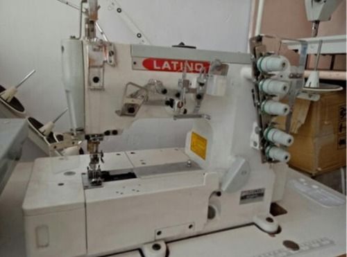 White Commercial Flat Lock Sewing Machine at Best Price in Surat