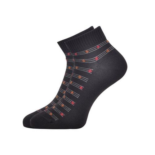 Mens Black Medium Size Anti Fungal Lycra Ankle Socks Age Group: Adult