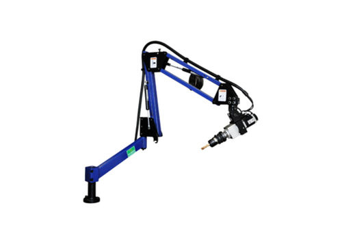 Black And Blue Robotic Arm Tapping Machine