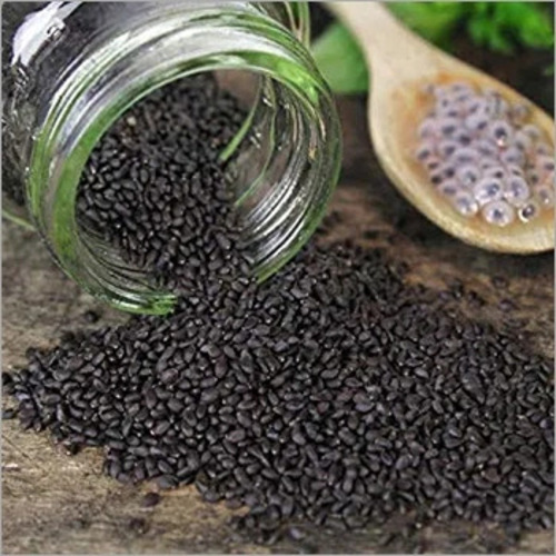 Excellent Quality Natural Taste Healthy Organic Black Basil Seeds Grade: Food Grade