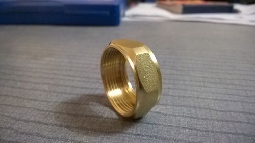 Eco Friendly Golden Brass Square Nut