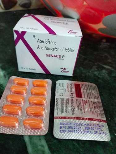  Xenace-P Aceclofenac and Paracetamol Tablets