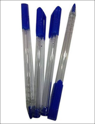 Blue Single Metal Refill Plastic Ball Pen