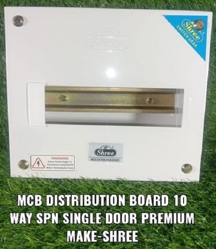 Mild Steel Spn Mcb Distribution Boards 10 Way Single Door