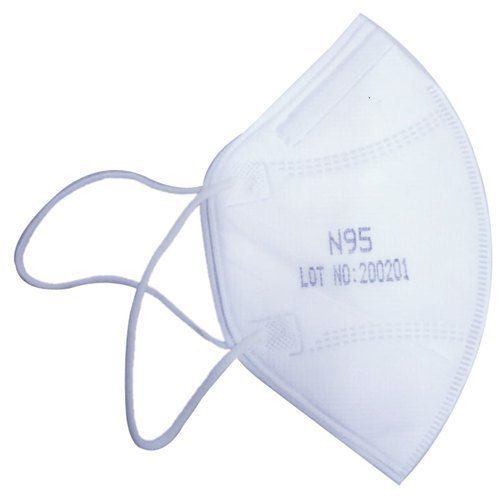 White Color N95 Face Mask For Hospital And Clinics