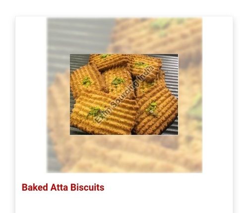 100% Pure and Natural Baked Atta Biscuit