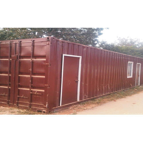 20 Fit Length High Grade Steel Made Brown Portable Shipping Container Use: Material Handling