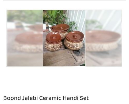 Boond Jalebi Ceramic Handi Set