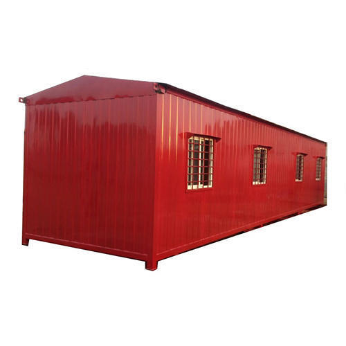 Folding Coated Surface Finished Brown Color Steel Made Portable Site Office Container