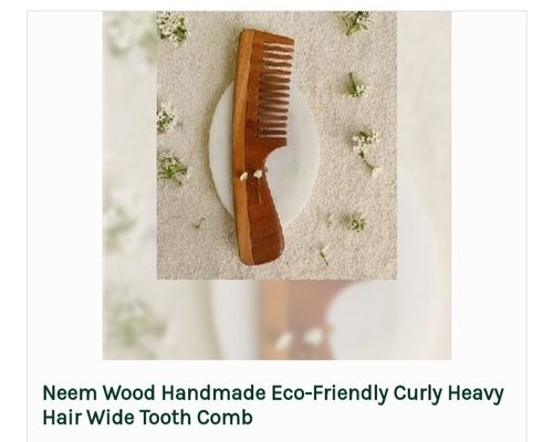 Eco Friendly Curly Heavy Hair Wide Tooth Comb