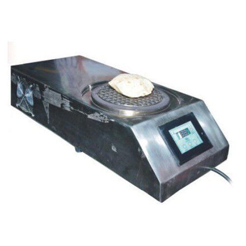 Stainless Steel Electric Powered With Single Burner Commercial Induction Chapati Puffer