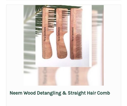 Neem Wood Detangling & Straight Hair Comb