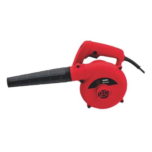 Handheld Electric Red Double Insulated 600 Watt Air Blower - Model: RB 500 Lightweight 3.8mÂ³/min Capacity High Pressure 6000-16000 RPM Motor Speed 235 Volt