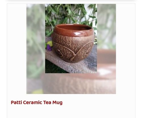Round Shape Patti Ceramic Tea Mug