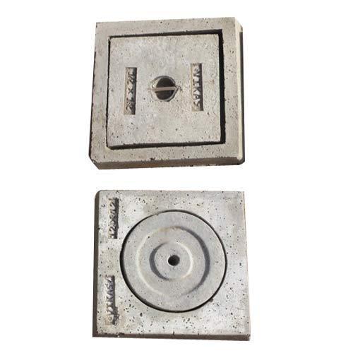 12 By 12 Inch Size Square Shaped Grey Color Gully Trap Manhole Cover