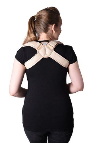 Adjustable Unisex Adult Beige Clavicle Support Elastic Brace